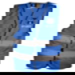 high-vis vest with imprint - 2-page Signal vest – printable - 2-page - 2-coloured - blue