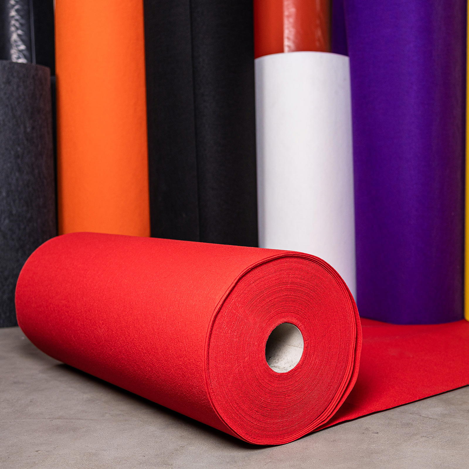 Rips carpet 1 m roll - white