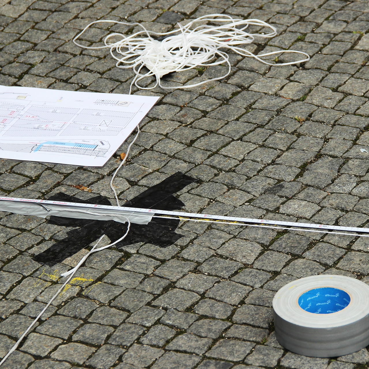 Einmess-Schnur 1,6 mm  - pink