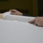 Bühnenmolton Meterware - rot Bühnenmolton B1 - Meterware - rot