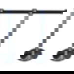 belt posts - black Premium belt posts – stainless steel - black