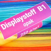 Opaque display fabric, 250 g/m² Display fabric B1 blockout 250 g