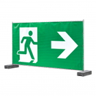 Reflex Banner Notausgang