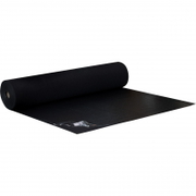 Flat felt carpet B1 with film covering - black